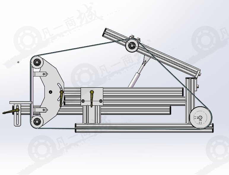 鋁型材砂帶機(jī)模型 模型截圖[1]