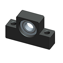 EF系列 HIWIN上銀絲杠支撐座2D/3D圖