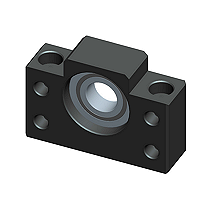 BF系列 HIWIN上銀絲杠支撐座2D/3D圖