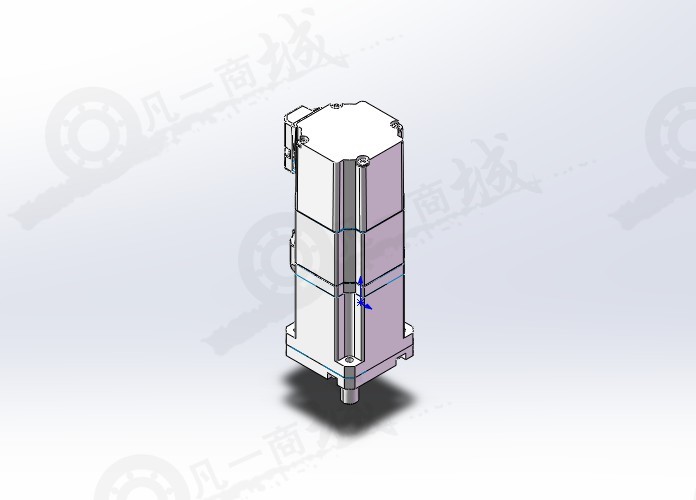 上銀HIWIN伺服電機(jī)FR系列模型圖紙 模型截圖[1]