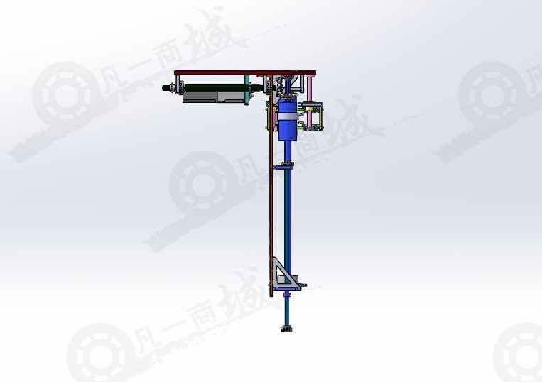 包裝機(jī)縱封拉膜機(jī)構(gòu)模型圖紙 模型截圖[2]