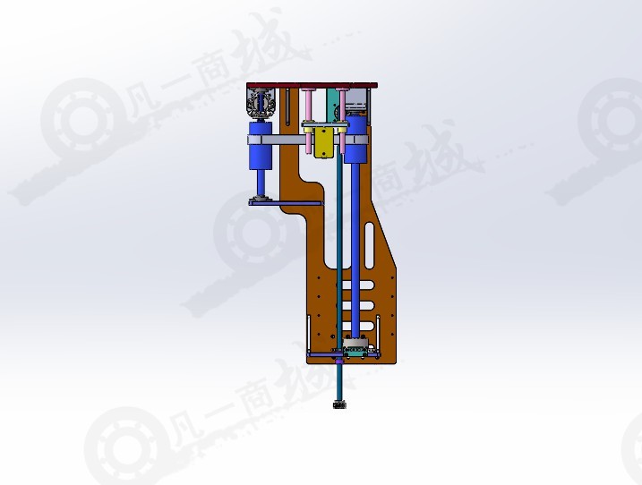 包裝機(jī)縱封拉膜機(jī)構(gòu)模型圖紙 模型截圖[3]