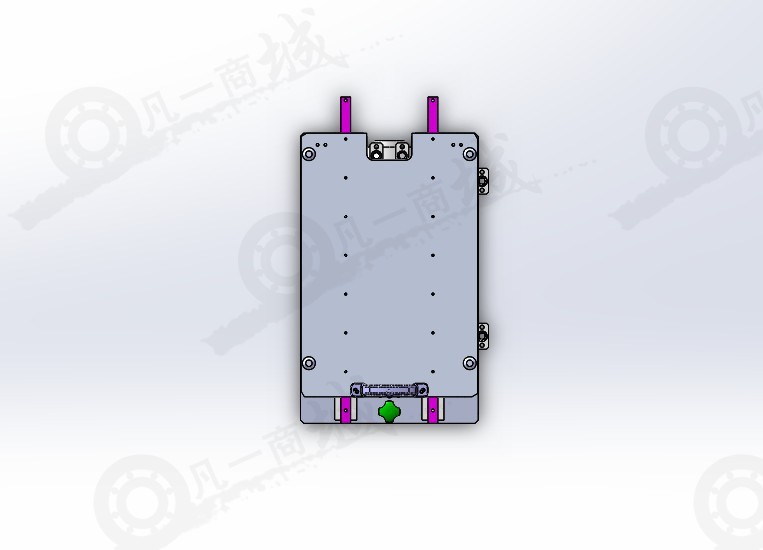 直線電機(jī)驅(qū)動(dòng)升降平臺(tái)3D模型 模型截圖[3]