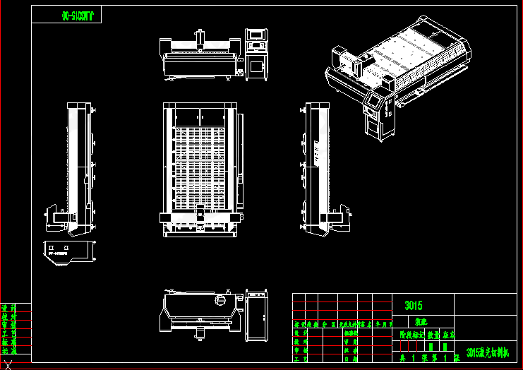 激光切割機(jī)3D模型 模型截圖[1]