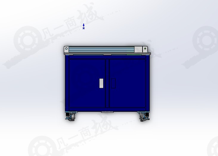 輸送工作臺皮帶機3D模型 模型截圖[2]