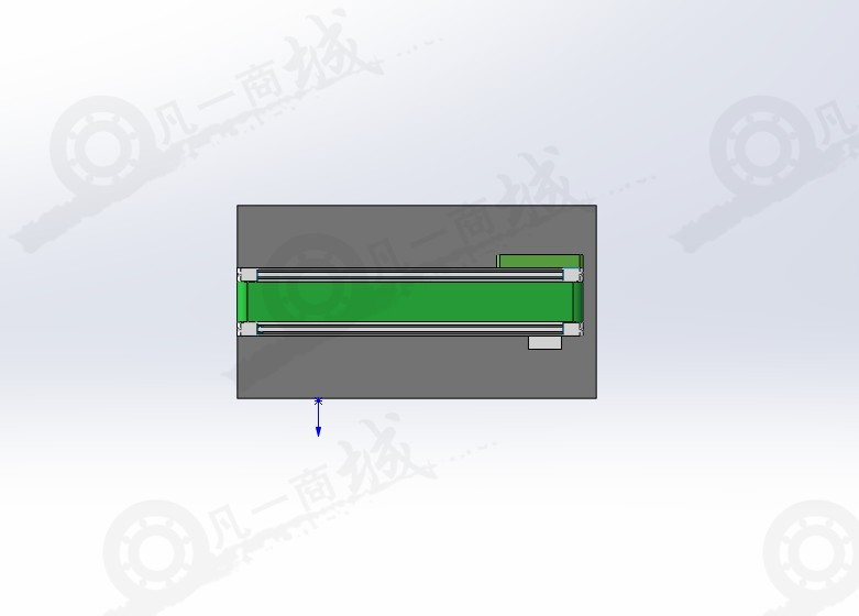 輸送工作臺皮帶機3D模型 模型截圖[3]