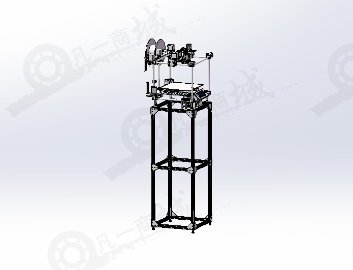 3D打印機(jī)設(shè)計(jì)機(jī)構(gòu)模型SW圖 模型截圖[1]