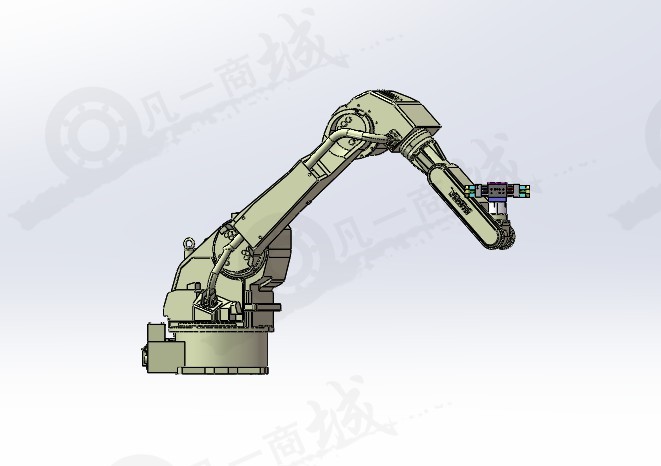 工業(yè)機(jī)器人-五軸抓舉旋轉(zhuǎn)機(jī)械臂3D模型 模型截圖[1]