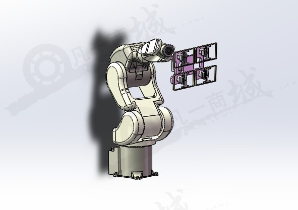 六軸機(jī)器人抓手-機(jī)械手工位模型3D圖 模型截圖[1]