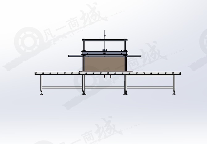 非標(biāo)自動(dòng)化紙箱折邊機(jī)模型圖紙 模型截圖[2]