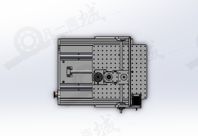 雕刻加工中心-CNC數(shù)控雕刻機(jī)設(shè)計(jì)模型3D圖 模型截圖[3]