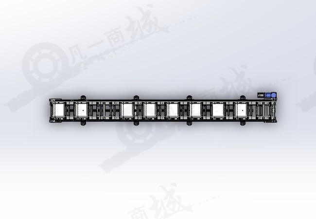 皮帶輸送線、流水線設(shè)計(jì)模型3D圖紙 模型截圖[3]