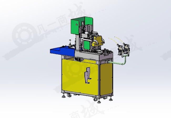 半自動卷繞機設(shè)計模型3D圖紙 模型截圖[1]