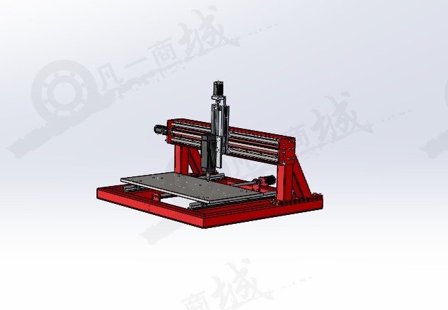 CNC孔加工中心-數(shù)控鉆床設(shè)計模型3D圖 模型截圖[3]