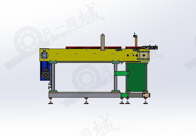 皮帶輸送機(jī)-雙皮帶輸送線模型圖紙 模型截圖[2]