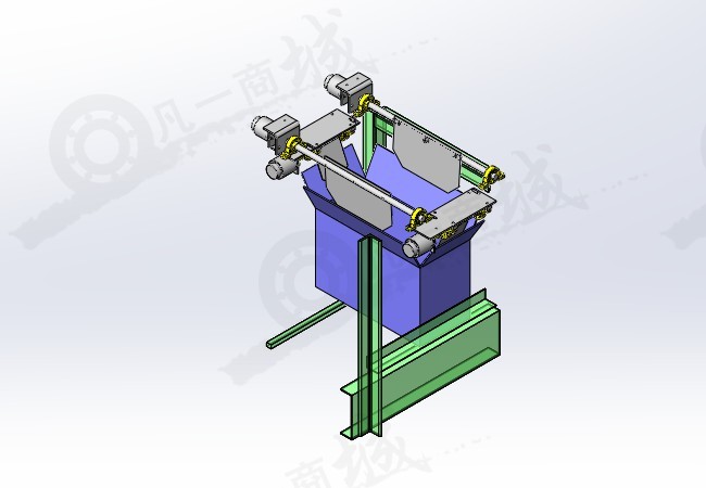自動(dòng)裝箱機(jī)-紙箱開箱機(jī)3D模型 模型截圖[1]