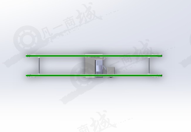 雙軌道輸送機_輸送線設計模型圖紙 模型截圖[3]