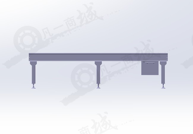 鏈條傳動(dòng) 傳送帶 滾筒線(xiàn) 輸送機(jī) 傳送流水線(xiàn)模型3D圖紙 模型截圖[2]