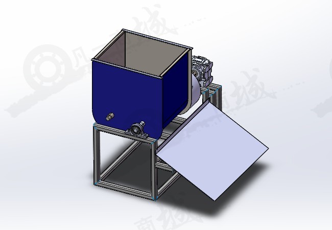 小型破碎機(jī) 粉碎機(jī)3D模型圖紙 模型截圖[1]