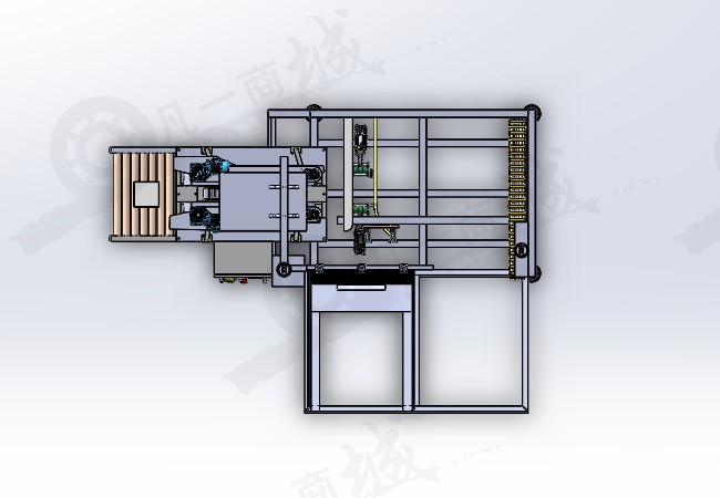 自動折盒機_紙箱成型機模型圖紙 模型截圖[3]