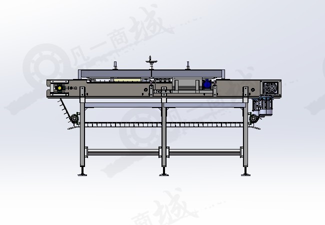 鏈條輸送線 流水線 鏈條式輸送機(jī)3D模型 模型截圖[2]