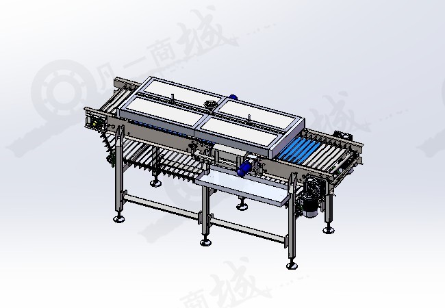 鏈條輸送線 流水線 鏈條式輸送機(jī)3D模型 模型截圖[1]