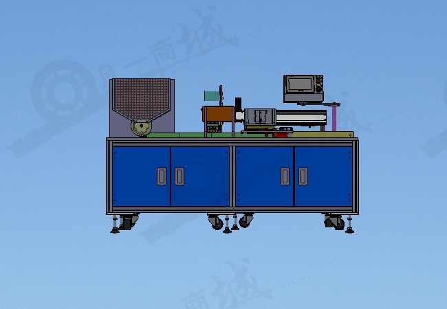 電池貼青稞紙機(jī) 自動點(diǎn)焊機(jī)模型3D圖 模型截圖[2]