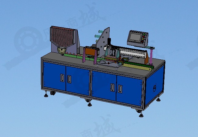 電池貼青稞紙機(jī) 自動點(diǎn)焊機(jī)模型3D圖 模型截圖[1]