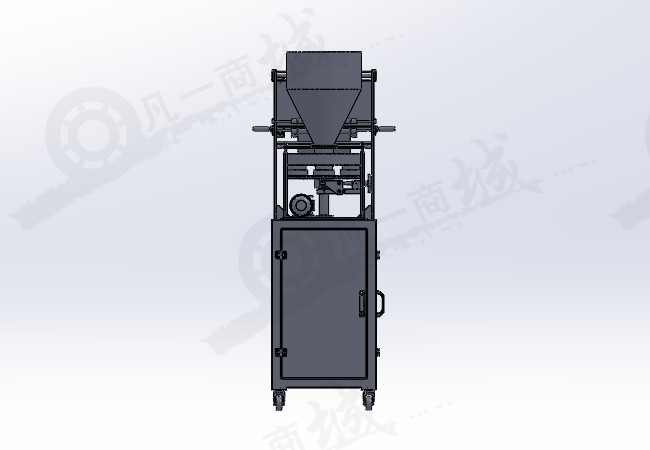 漏斗落料機構(gòu) 半自動化下料機3D模型圖紙 模型截圖[3]