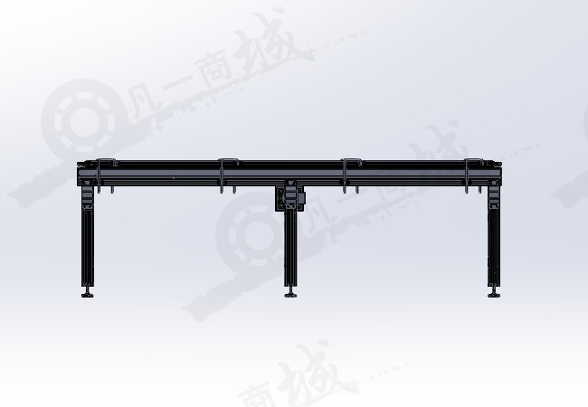 滾筒輸送機 滾筒線 流水線工作臺模型圖紙 模型截圖[2]