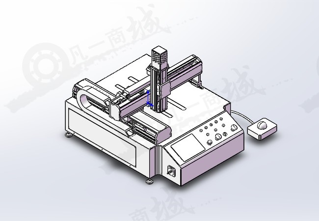 自動點膠機 龍門式3軸點膠機設(shè)計模型圖 模型截圖[1]
