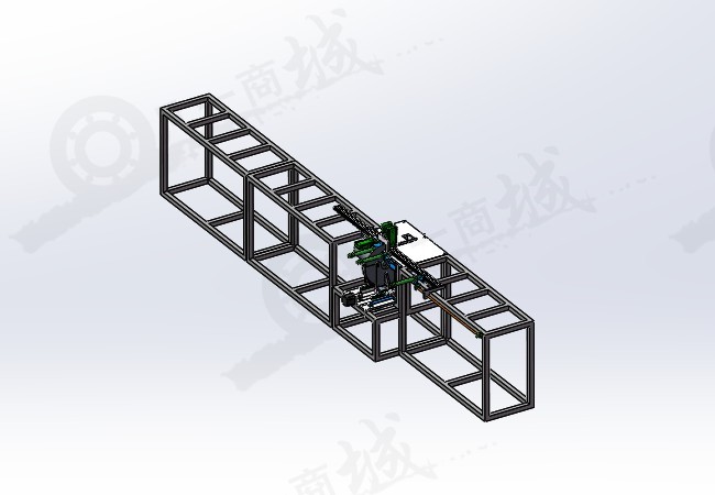 自動(dòng)切割機(jī)-鋁型材切割機(jī)模型圖紙 模型截圖[1]