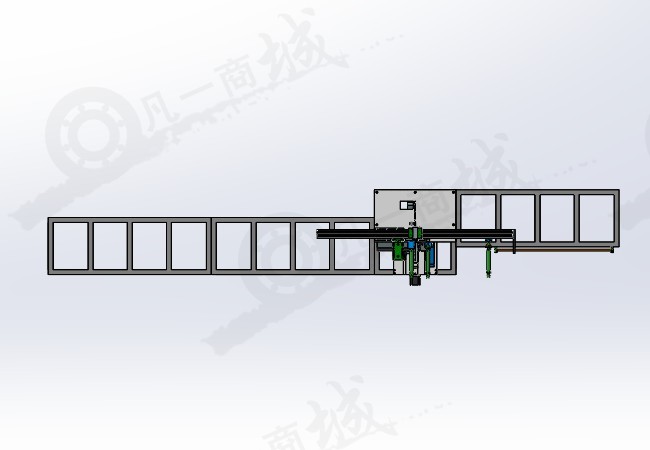 自動(dòng)切割機(jī)-鋁型材切割機(jī)模型圖紙 模型截圖[3]