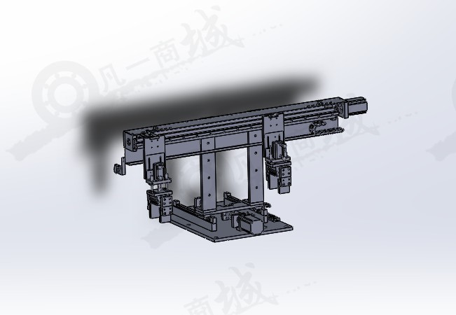 龍門式抓料機(jī)械手 全自動(dòng)雙爪上下料碼垛機(jī)3D模型圖 模型截圖[1]