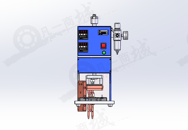 塑料熱熔鉚接機(jī) 小型自動(dòng)熱壓機(jī)模型3D圖紙 模型截圖[2]