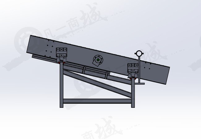 砂石生產(chǎn)線-震動(dòng)下料機(jī) 給料輸送機(jī)3D模型 模型截圖[2]