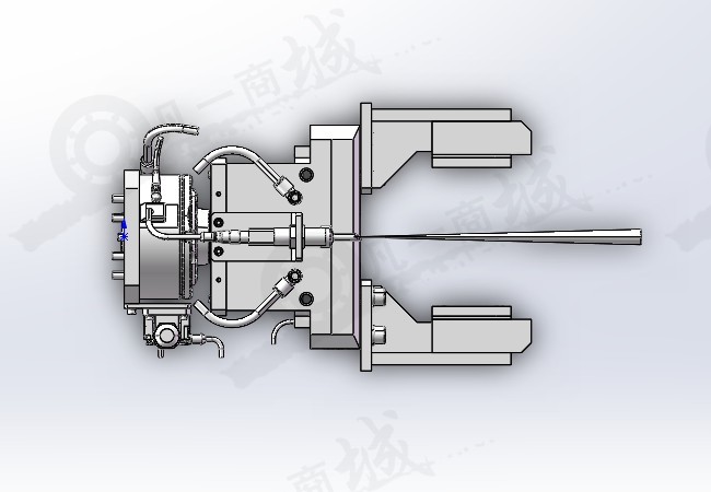 雙爪機械手 機械手臂夾持器3D模型圖紙 模型截圖[3]