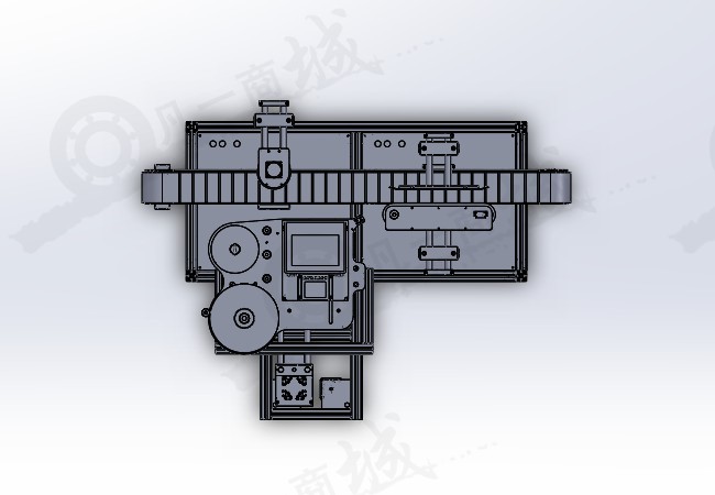 全自動(dòng)成型編帶機(jī)3D模型圖紙 模型截圖[3]