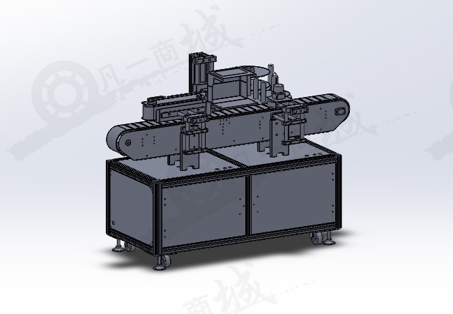 全自動(dòng)成型編帶機(jī)3D模型圖紙 模型截圖[1]