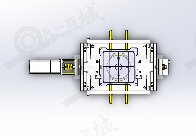 自動(dòng)測(cè)量零件的2軸旋轉(zhuǎn)機(jī)構(gòu)模型圖紙 模型截圖[3]