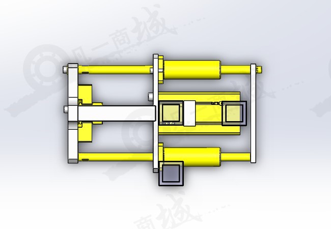 生產線切換系統(tǒng)-流水線換向機構設計3D模型 模型截圖[3]