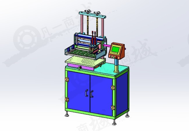 自動(dòng)印刷機(jī)-網(wǎng)版印刷機(jī)3D模型 模型截圖[1]