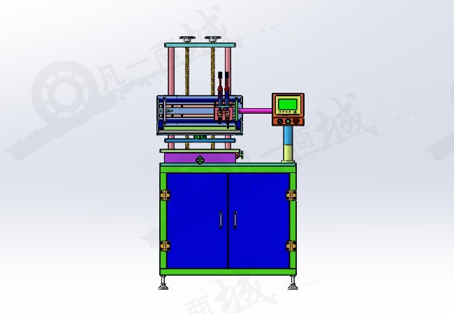 自動(dòng)印刷機(jī)-網(wǎng)版印刷機(jī)3D模型 模型截圖[2]