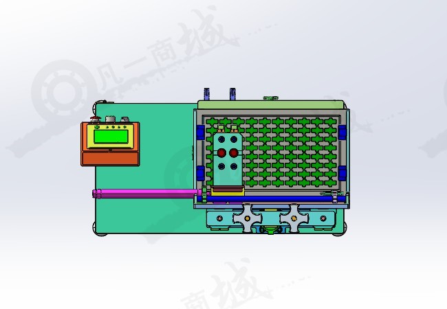 自動(dòng)印刷機(jī)-網(wǎng)版印刷機(jī)3D模型 模型截圖[3]