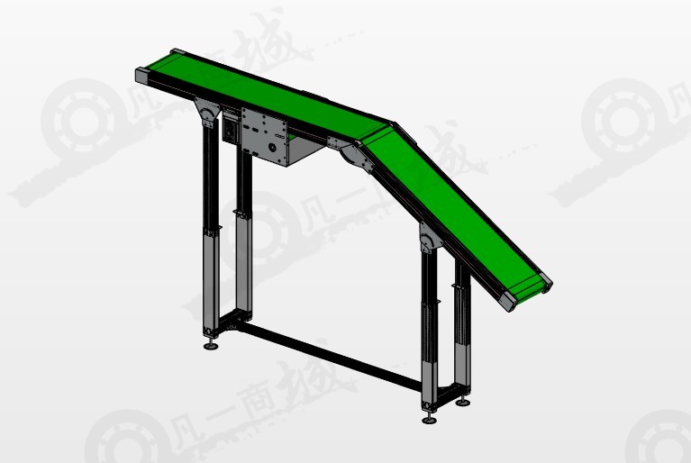 可調(diào)角度兩段輸送機(jī)模型圖 模型截圖[1]