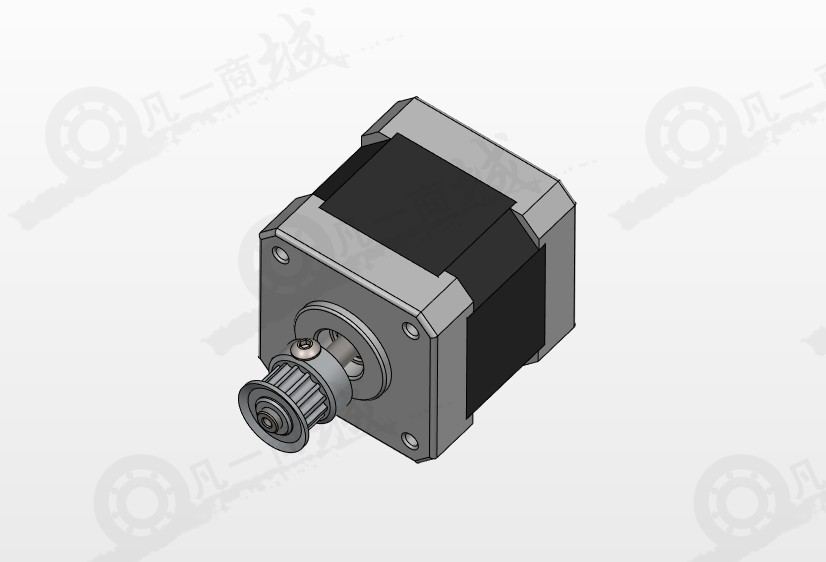 步進(jìn)電機(jī)NEMA17模型圖 模型截圖[1]