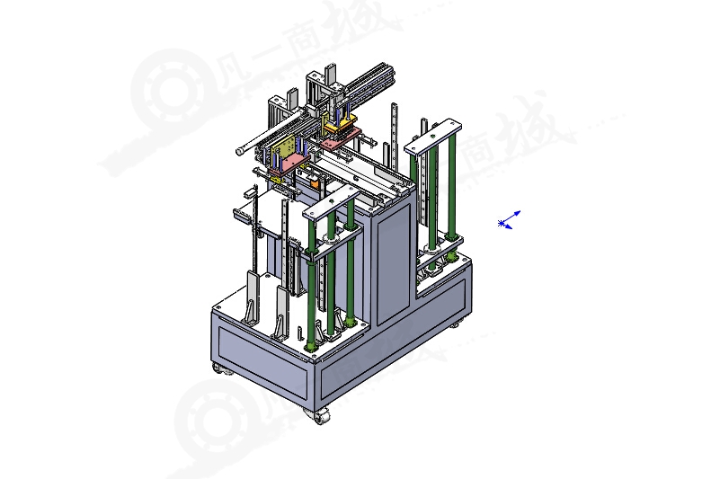 全自動(dòng)下料機(jī)3D模型圖紙 模型截圖[1]
