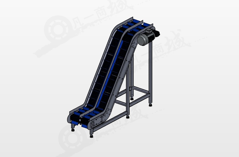 模塊式皮帶輸送機(jī)模型圖紙 模型截圖[1]