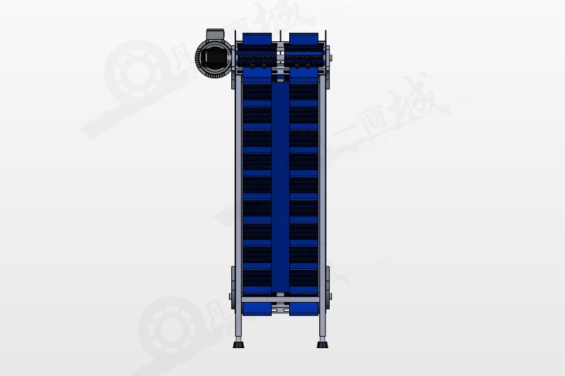 模塊式皮帶輸送機(jī)模型圖紙 模型截圖[4]