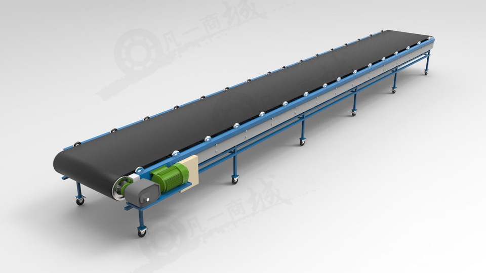 直線輸送機(jī)3D模型圖紙 模型截圖[4]
